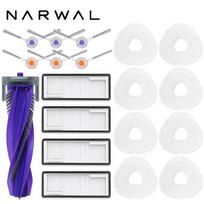 Narwal Freo X Ultra / J4 / J4 Lite Robot Vacuum Spare Parts Main Side Brushes Mop Cloths HEPA Filters Accessories geltona
