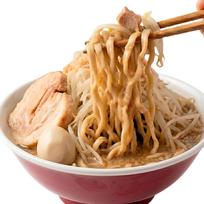Rinsen-do Room Temperature Mail Delivery Authentic Jiro-style Ramen 2 servings (Thick Noodles) Storage 30 days Noodles Soup No Chashu Gourmet Set beige