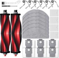 Roborock Q7 M5+/L5+ Accessories: Roller Brush, Filter, Side Brush, Mop gray