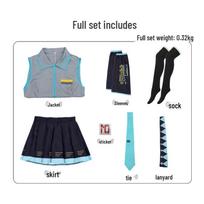 Oficialus VOCALOID Anime Cosplay Kostiumų Rinkinys Moterims - Virtualios Dainininkės Edition S gray