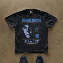 Donnie Darko Vintage Movie T‑Shirt Retro Cult Film Print Oversized Unisex O‑Neck Short Sleeve Tee Casual Loose Streetwear Tops for Men Women XXL black