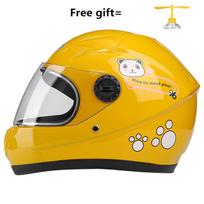 Laumžirgio vaikiškas apsauginis šalmas: Šiltas elektrinio paspirtuko šalmas berniukams ir mergaitėms, rudeniui/žiemai. One Size (50-54cm) yellow