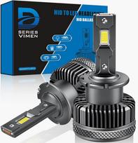 [LED virš HID] D4S LED priekinis žibintas Sprogstanti šviesa D4S LED lemputė, 6500K, Balta, Originali D4S blue