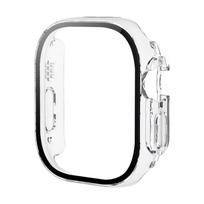 Apple Watch apsauginis dėklas ir grūdintas stiklas - Tinka 45 mm 10-os kartos ir 46 mm modeliams 46mm (10th Gen) balta