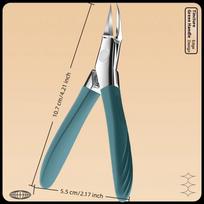 Nail Clippers Toenail Clippers For Thick Nails For Seniors With Curved Diagonal Blade For Ingrown Nails Effortlessly Toe žalia