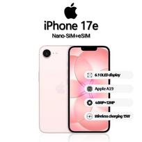 Apple iPhone 17e išmanusis telefonas palaiko Nano-SIM+eSIM, naujas ir neaktyvuotas 256GB