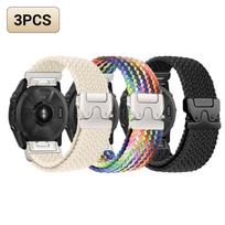 Tampri nailoninė QuickFit laikrodžio apyrankė 20/22/26 mm, skirta Garmin Fenix 8/7/6/5 Forerunner 965/955/945 Instinct Tactix, elastinė laikrodžio juosta QuickFit 20mm gray