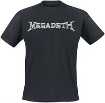 2026 Large Rip Nuclear Logo Megadeth T-Shirt Men Women Vintage Metal Rock Band Graphic Tee Oversized Unisex Short Sleeve Streetwear Cotton S black