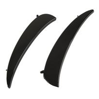 Gloss Black Front Bumper Fog Grille Air Vent Trims Replacement for Benz E‑Class W213 C238 AMG Line Facelift 2021‑2023 black