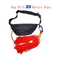 Kayak Rescue Waist Throw Rope Bag Canoe Tow Tether Sea Kayaking Safety Equipment Boat Tow Throw Lines Kayaking Tow Belt 20 Meters