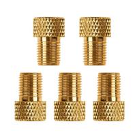 Presta to Schrader Valve Adapter Brass Tire Valve Converter for Bike Pump Connection 2 to 20 Pcs beige
