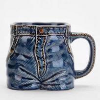 Novelty 3D Jeans Shape Ceramic Mug Creative Denim Coffee Cup Unique Pottery Beer Tea Water Mug Funny Gift Home Bar Drinkware 301-400ml