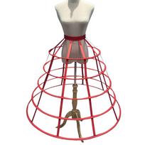 5 lankų Lolita crinolinas A formos Viktorietiškas pasijonis Nuotakos vestuvinės suknelės pamušalas Suknelė šokiui Red Style A gray