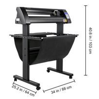 SIHAO 28/34/53 Inch Semi-Automatic Vinyl Cutter Plotter Cutting Printer Floor Stand