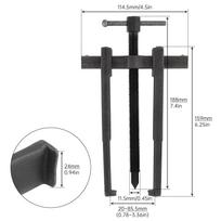 3 / 4 / 6 / 8 colių anglinio plieno dviejų gnybtų guolių nuėmiklis Siurblys Skriemulys Mechanikui Guolis / Skriemuliai Smagračiai Guoliai Krumpliaračiai 8 inch