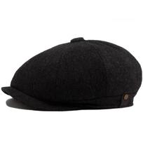 Pavasario Rudens Kasdienis Beretė Vyrams Mada Retro Newsboy Kepurė Unisex Hip Hop Eglės Kepurė Moterims Elastinga Galvos Apimtis 55-60CM juoda