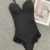 Moteriškas korsetas Shapewear Bodysuit Pilvo Kontrolė Glaudus Liekninantis Kūno Formuotojas Bodysuit S juoda