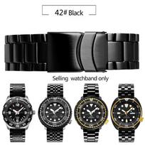 20mm 22mm vientiso nerūdijančio plieno laikrodžio apyrankė SEIKO PROSPEX Dirželiui Water Ghost Nardymo Can Abalone Serijos Apyrankė 20mm gray