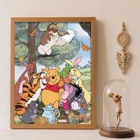 Disney Pooh Friends Diamond Painting 5D Handmade DIY Gift Diamond Painting Set Art Home Decor Round 40x50cm