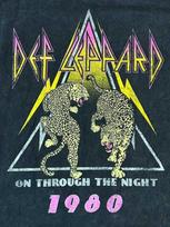 Def Leppard On Though The Night Shirt Black Unisex S-5XL L gray