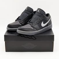 HV5968-001 Nike Air Jordan 1 Low Dark Gum Soles (Men's) 5 gray