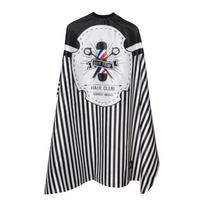 Waterproof Hair Cutting Cape Pattern Salon Barber Retro Aprons Hairdressing Coth Gown 1 white