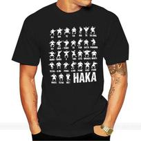 New Zealand All Tshirt Haka Action Silhouette Unisexs  Top Black Funny Rugby Cool Casual Pride T Shirt Unisex Unisex New S black
