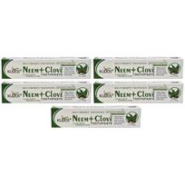 (Pack of 5) Neem Tooth Paste With Clove Herbal toothpaste 100 gm Fast SHIPPING