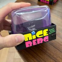 8,5 cm Super didelis Needoh Malonus Berg Sensorinis streso malšintuvas Fidget įrankis nerimui ir susikaupimui Darbalaukio sensorinis kubas Dovanos gray