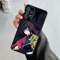 Animacinių filmų „Demon Slayer Nezuko“ dėklas, skirtas Samsung Galaxy A14 A73 A53 A71 A51 A31 A33 A22 A12 A21s A13 A32 A52s A72 A52 A23 Samsung A53 5G