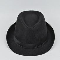 Vyriška fedora džiazo medvilnės ir lino skrybėlė, gryna tėčio skrybėlė, dirbtinio lino skrybėlė nuo saulės, balta skrybėlė, vestuvinė fedora juoda