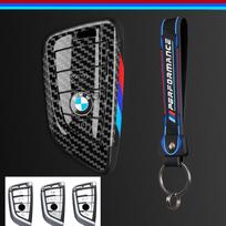 Specialus BMW 5 serijos sportinis raktų dėklas 3 serijos 7 serijos ašmeninis x1x2x3x6 dėklas 320325i raktų pakabukas Anglies pluoštas gray