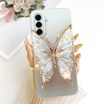 Skirta Samsung Galaxy A57 dėklas SM-A576B Prabangus lankas Meilės širdelė Dažytas dangtelis Minkštas silikoninis dėklas Skirta Samsung A57 A 57 5G Fundas Coque Samsung Galaxy A57