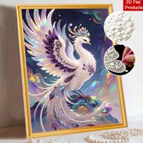 Animal series pearl painting Phoenix diy selfadhesive handmade home decoration painting as a gift 30x40