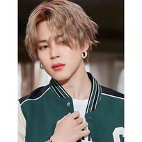 J-Jimin 5D Diamond Painting Hot Kpop Singer Picture Diamond Embroidery Art Cross Stitch Fan Collection Room Decor Handmade Gift Round 20x30cm gray