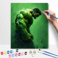 Disney The Incredible Hulk digital oil painting art kit DIY handmade home decoration gift 40x50cm