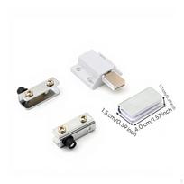 Stainless Steel Glass Door Hinge, Frameless Cabinet EasyMount, Magnetized Latch Black Single Black Single Door 5-6mm