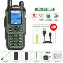 Baofeng UV 21 Pro Belaidis Dažnio Kopijavimo Racija Ilgo Nuotolio Daugiajuostis Atsparus Vandeniui C Tipo Mėgėjiškas Radijas UV-21 GPS UV5R mini American