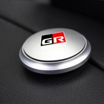 Automobilio oro gaiviklis Kieti kvepalai Besisukantis Aromaterapijos dekoras Toyota TRD GR Yaris Hilux Prius Avensis Corolla Camry Chr Rav4 GR sidabras