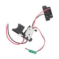 Universalus elektrinio gręžtuvo jungiklis, reguliuojamo greičio, su šviesa, skirtas elektriniam įrankiui 7,2–24 V