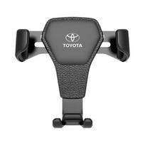Automobilinis telefono laikiklis į oro ventiliacijos angą G-jutiklis Išmaniojo telefono GPS stovas Toyota Yaris Corolla Avensis Aygo Vitz Vios Yaris Mark-X Mirai