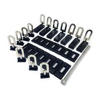 Car Dent Repair Tool Auto Dent Puller Kit Heavy Duty Car Body Dent Remover Glues Pulling Tabs Tool Set 1 black
