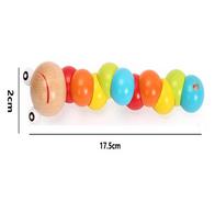 Montessori 3D Wooden Puzzles for Kids Baby Early Learning Games Educational Wooden Toys For Children Birthday Gifts šviesiai žalios spalvos