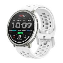 1:1 Oficialus silikoninis dirželis, skirtas Amazfit Active 2, Originalus sportinis kvėpuojantis apyrankė Correa, skirta Amazfit GTS 4/3/2 Mini Bip 3 Juosta Amazfit GTS 4-3-2 gray