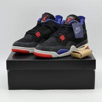 FV5029-003 Nike Air Jordan 4 Rare Air White Lettering Black Fire Red (Men's) 9 black