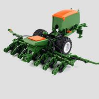 Didelis žemės ūkio traktorius 1:24 Modeliavimo Ūkio Derliaus Nuėmimo Mašinos Transportavimo Transporto Priemonės Inercinis Inžinerinis Sunkvežimis Rinkinys Berniukų Žaislai Dovanos black