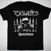 The casualties shirt, Resistance, punk rock band shirt, gift for fan TE7738 S gray