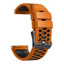Laikrodžio apyrankė Garmin Venu X1 Sport Silikoninė apyrankė Venu X1 Laikrodžio juosta For Ticwatch Pro 5/5 Enduro/Zeblaze Ares 3 Apyrankė For TicWatch Atlas orange