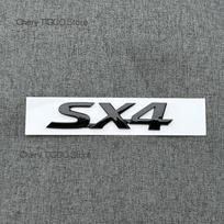 ABS Juodas Automobilio Variklio Dangčio Priekinės Grotelės Galinio Bagazines Dangcio Emblema Logotipas Ženklelis Lipdukas SUZUKI SX4 Galinio Bagazines Dangcio Logotipo Emblemos priedai
