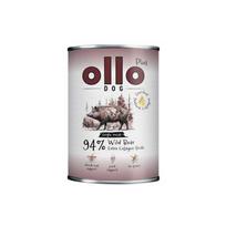 OLLO Plus Collagen Mono Wild boar - drėgnas ėdalas šunims - 800g